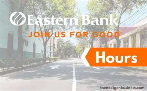 eastern bank hours and locations